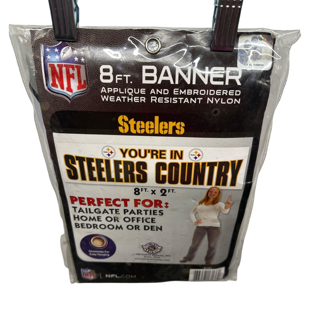 8 ft Banner You’re in Steelers Country